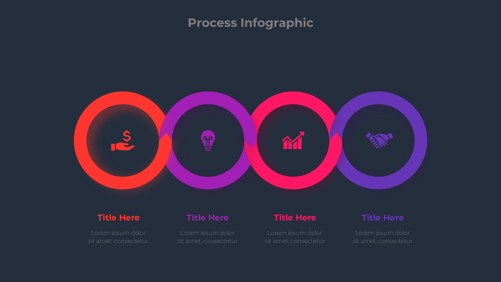 Infographics[dark] slide 5